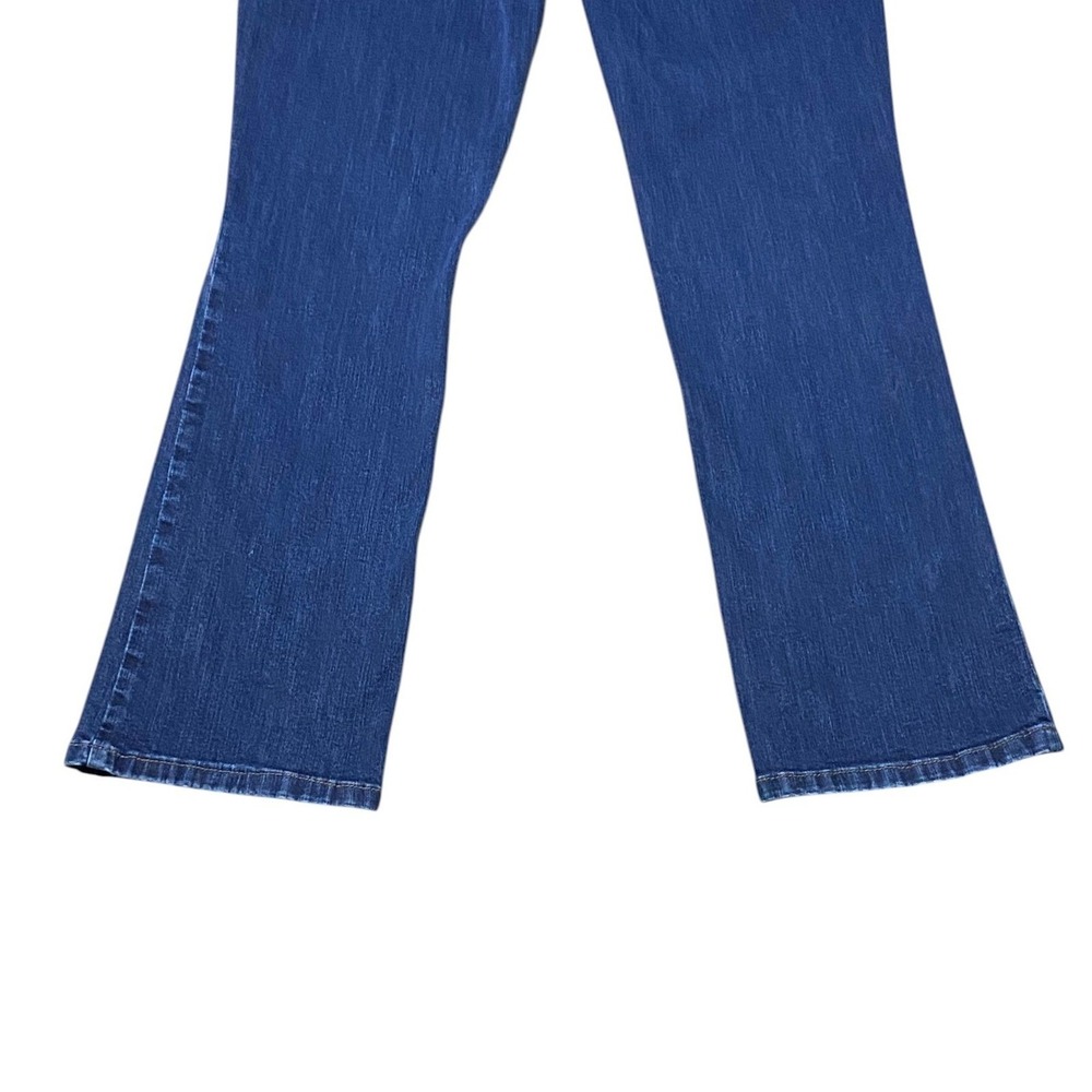 Maurices Classic Slim Boot Mid Rise Dark Wash Denim Blue Western Jeans Size 12 R - Picture 12 of 12